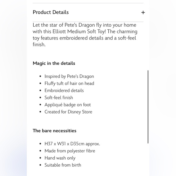 Disney parks Main Street Electrical Parade 50th Pete's Dragon Elliott  Plush - Picture 8 of 11